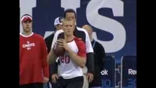 NFL Scouting Combine Quarterbacks Drills [upl. by Parik]