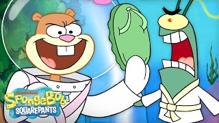 Sandy Teaches Plankton SelfDefense 👊  quotSingleCelled Defensequot Full Scene  SpongeBob [upl. by Naig]