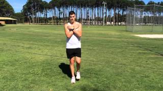 Single Leg Squat Test How to Test for Running Hip Strength [upl. by Joktan]