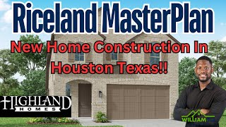 New Construction Houston Texas  Riceland Community  Highland Homes [upl. by Lief]