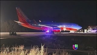 Un avión aterrizó en el lugar equivocado  Noticiero Univisión [upl. by Romeo]