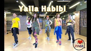 일산줌바 I LOVE ZUMBA  Yalla Habibi  Ragheb Alama Ft Seyi Shay  Ragheb Alama [upl. by Volin885]