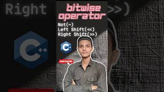 BITWISE OPERATORS IN C  NOT LEFT SHIFT RIGHT SHIFT  coding education tech btech code [upl. by Vin]