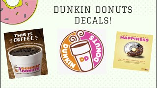 Dunkin donuts decal codes Bloxburg Menu logo different types of decorative decals  rxsycutie [upl. by Ignacia]