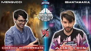 PAUPERGEDDON LECCO 2023  Orzhov Ephemerate vs Altar Tron  Mengucci vs Santa  MTG Pauper [upl. by Wooldridge]