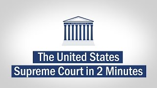 The United States Supreme Court Explained In 2 Minutes [upl. by Norri]