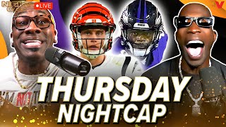 Unc amp Ocho react to TNF Lamar Jackson amp Ravens vs Joe Burrow amp Bengals  Nightcap [upl. by Nauq229]