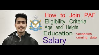 Information About PAF GD Pilot Eligibility Criteria How to join PAF as a GD Pilot after FSC amp ICS [upl. by Ruddy]