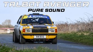 Talbot Avenger Tarmac Rally  Pure Sound [upl. by Enelra745]