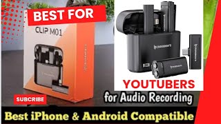 crossbeat clip M01 wireless microphone  Best wireless mice for youtuber under 2799  wirelessmic [upl. by Sneve]