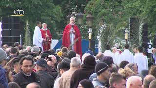 Dernière polyphonie à NotreDame  Messe des Rameaux 2019 [upl. by Anelhtac814]