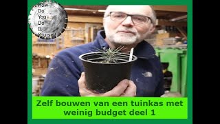 zelfbouwen van een tuinkas met weinig budget deel 1 [upl. by Sherill253]