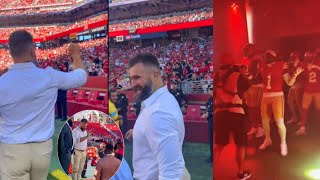 Jason Kelce Steals the Spotlight Electrifying Fan Connection Before ESPN Commentary [upl. by Sirmons]