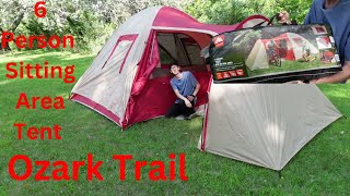 Ozark Trail 6 Person Tent With Sitting Area [upl. by Anoval716]