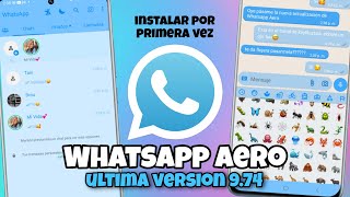 WHATSAPP AERO 2024 Ultima versión Instalar y descargar WhatsApp Aero por primera vez [upl. by Omrelliug]