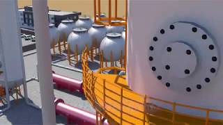 Chemical Engineering plant design for Ethanol production Animation [upl. by Hyacinthia]