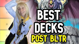 YuGiOh Best Decks Tier List Post BLTR  15K Subs SP Giveaway [upl. by Kaule145]