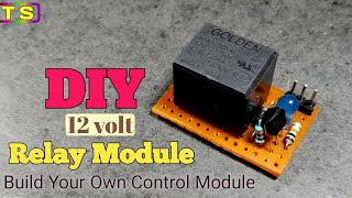 DIY Relay Module12 voltTransistor Based [upl. by Garek]