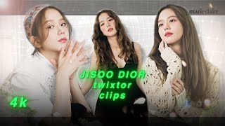 4k Jisoo dior marie claire twixtor clips photoshoot [upl. by Nigle203]