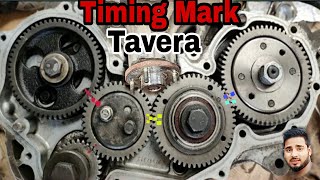 Timing Mark Chevrolet Tavera How to timing mark Chevrolet Tavera [upl. by Aseena]