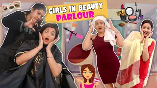 GIRLS IN BEAUTY PARLOUR  Sibbu Giri  Aashish Bhardwaj [upl. by Esiocnarf703]