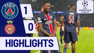 PSG vs Girona 10 Highlights Paulo Gazzaniga TERRIBLE MISTAKE  UEFA Champions League 202425 [upl. by Ojeillib]