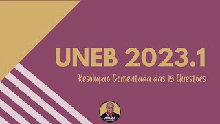 VESTIBULAR UNEB 2023 [upl. by Renrag855]