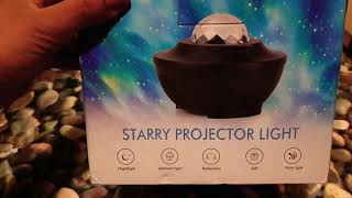 Starry projector light honest review [upl. by Lucita]