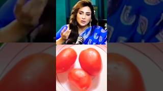 😮Fiza Ali ne btaya zabardast rang gorra Krny ka trikahow to make tomato maskshorts youtubeshorts [upl. by Wira]