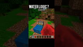 Mincraft waterlogic  minecraft trending viralvideo respect [upl. by Adnilym900]