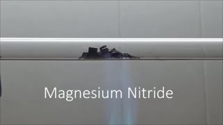 Magnesium Nitride from Magnesium and Nitrogen [upl. by Etem]