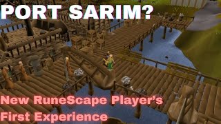 Visiting Port Sarim For the First Time in RuneScape [upl. by Olmsted711]