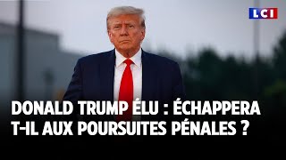 Donald Trump échapperatil aux poursuites pénales  ｜LCI [upl. by Ilyk700]