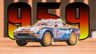 ep042 FULL Build Porsche 959 by Tamiya and NeedABiggerShed [upl. by Hcaz694]