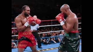 MICHAEL MOORER vs EVANDER HOLYFIELD  1 [upl. by Harpp]