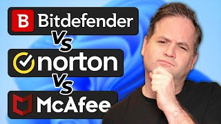 Bitdefender vs Norton vs McAfee  Best Antivirus for Windows 11 [upl. by Kaile]