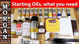 Oil painting for beginners supplies  what you need to buy [upl. by Hickey]