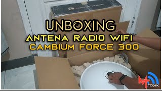 Unboxing antena radio wifi cambium force 300 [upl. by Dat246]