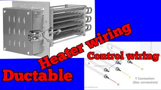 Heater control wiring diagram duct heater control connection ductable heater wiring heater wiring [upl. by Zeitler]