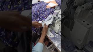 belt join on overlock machine video industrialoverlocksewingmachine sewingmachine factory [upl. by Inahc570]