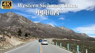 Crossing the mountains and exploring the beauty of western Sichuan  Sichuan  China  4K [upl. by Sidnala452]