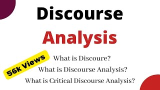 Discourse  Discourse Analysis  What Critical Discourse Analysis in Hindi Urdu Skillz Learners [upl. by Nissie377]