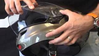 Shoei Multitec Helmet Review from SportbikeTrackGearcom [upl. by Chemar]