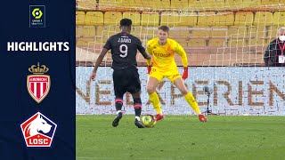 AS MONACO  LOSC LILLE 2  2  Highlights  ASM  LOSC  20212022 [upl. by Haissem]