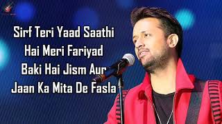 Baarishein LYRICS  Arko Ft Atif Aslam [upl. by Godred]