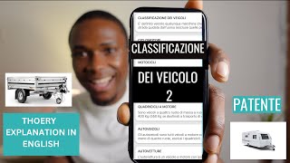 CLASSIFICAZIONE DEI VEICOLI PT2  PATENTE B  ENGLISH THEORY [upl. by Uta]