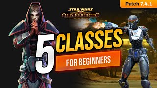 Top 5 BEST amp EASIEST Classes for Beginners amp Returning Players in SWTOR PVP 2024 Patch 741 [upl. by Dupuis703]