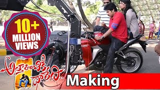 Attarintiki Daredi Movie Making  Rowdys Chasing After Shopping Scene [upl. by Nroht]