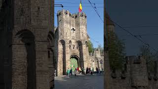 Ghent Belgium 🇧🇪 Gravensteen Castle Majestic Views amp Rich History [upl. by Danica62]