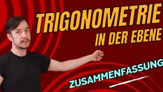 Trigonometrie in der Ebene Zusammenfassung [upl. by Allerym]